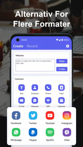 QR-skanner screenshot