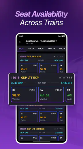 Quick Tat Kal - Train Ticket screenshot