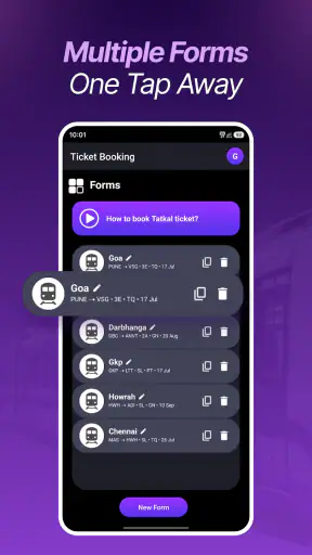 Quick Tat Kal - Train Ticket screenshot