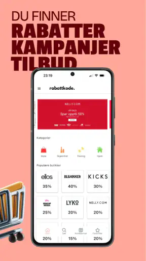 Rabattkode screenshot