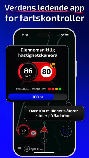 Radarbot: Fartskamera detektor screenshot