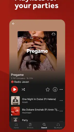 Radio Javan screenshot