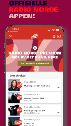 Radio Norge screenshot