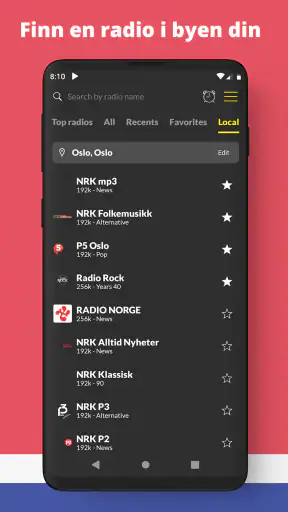 Radio Norge: Radio FM online screenshot
