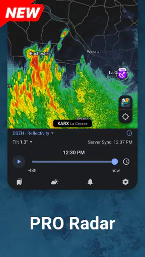 Rain Viewer: Radar Cuaca screenshot