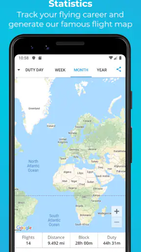 RB Flight Crew Duty Roster App screenshot