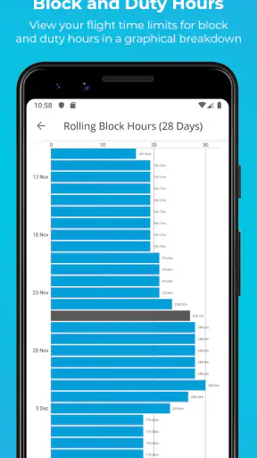 RB Flight Crew Duty Roster App screenshot