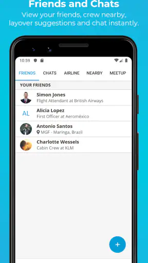 RB Flight Crew Duty Roster App screenshot