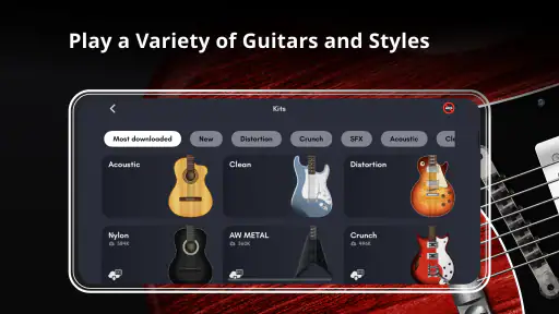 Real Guitar: spille gitar screenshot