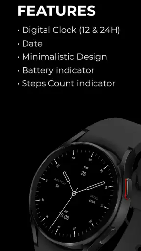 Regarder Minimal 2 Watch Face screenshot