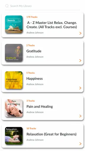 Relax Change Create Meditation screenshot