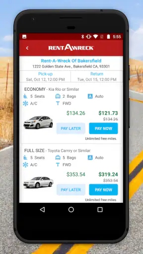 Rent-A-Wreck Car Rental screenshot