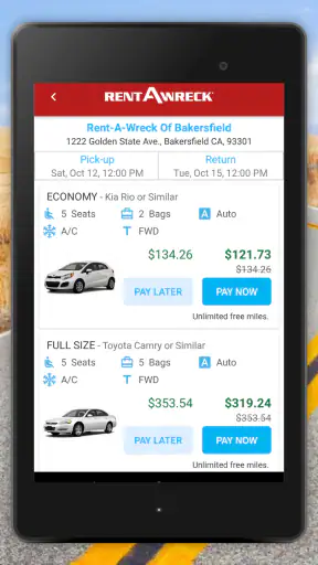 Rent-A-Wreck Car Rental screenshot
