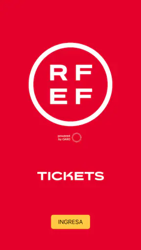 RFEF Tickets screenshot