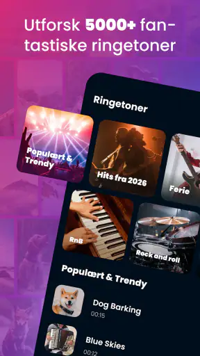 Ringetoner musikk for Android screenshot