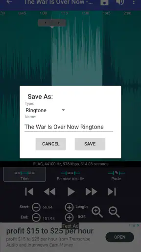 Ringtone Maker:lag ringetoner screenshot