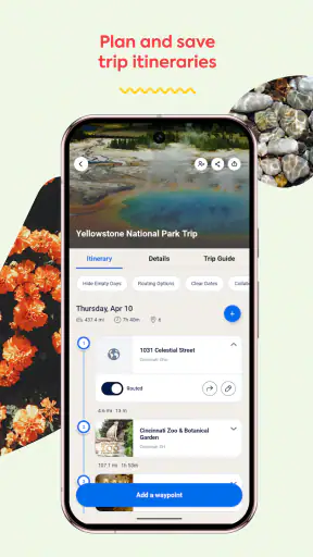 Roadtrippers - Trip Planner screenshot