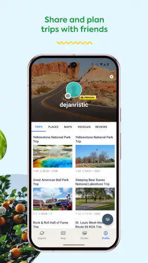 Roadtrippers - Trip Planner screenshot