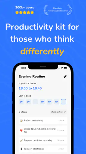RoutineFlow: Routine for ADHD screenshot