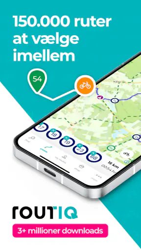Routiq, Udendørs ruter screenshot