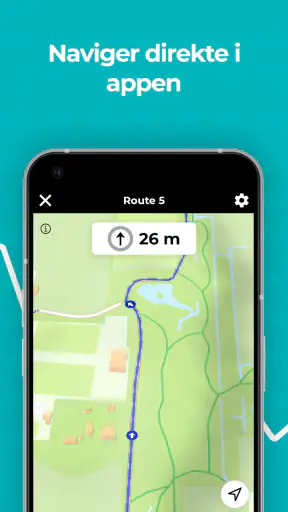 Routiq, Udendørs ruter screenshot