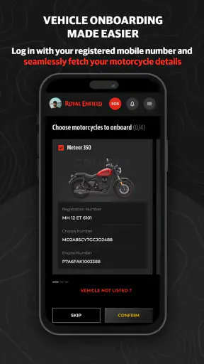 Royal Enfield App screenshot