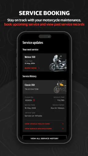 Royal Enfield App screenshot