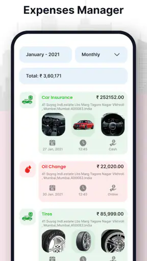RTO Vehicle Information screenshot