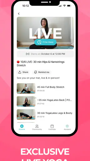 Sarah Beth Yoga screenshot