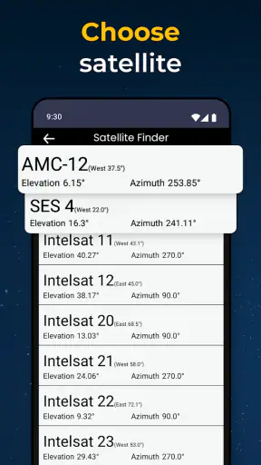 Satellite Finder(Dish Pointer) screenshot