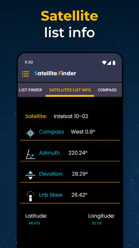 Satellite Finder(Dish Pointer) screenshot