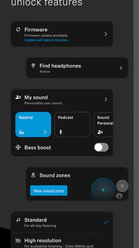 Sennheiser Smart Control Plus screenshot