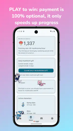 Shimeji: Skjermvenner screenshot