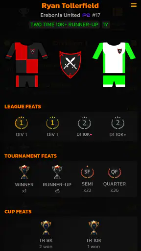 Sidelines Football Manager screenshot
