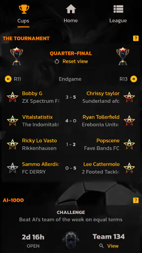Sidelines Football Manager screenshot
