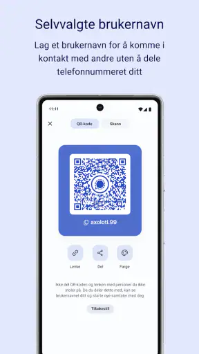 Signal – for private meldinger screenshot