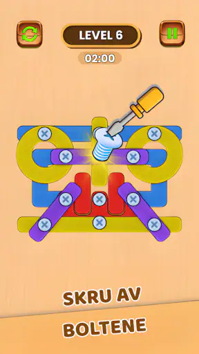 Skruepuslespill: Mutter & bolt screenshot