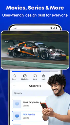 Smart TV Player: IPTV Smarters screenshot