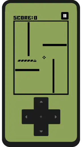 Snake Game Classic Retro Nokia screenshot