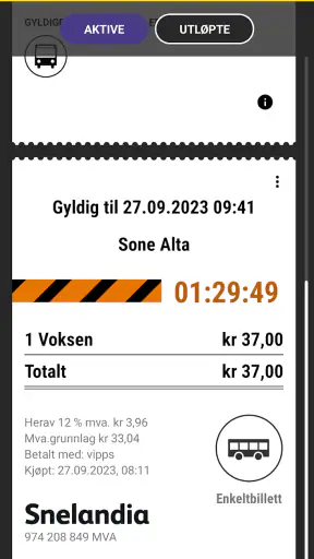 Snelandia Mobillett screenshot