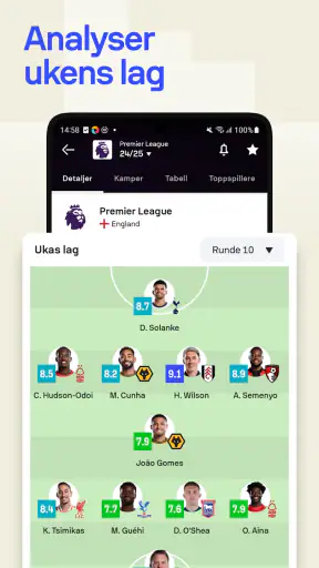 Sofascore: Live resultater screenshot