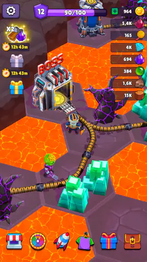 Space Bound: byggespill screenshot