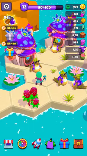 Space Bound: byggespill screenshot