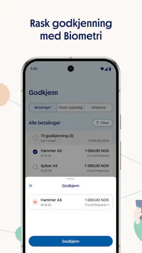 SpareBank 1 Bedrift screenshot