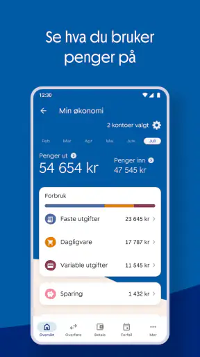 SpareBank 1 Mobilbank screenshot