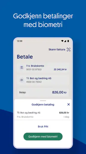SpareBank 1 Mobilbank screenshot
