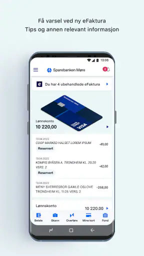 Sparebanken Møre Mobilbank screenshot