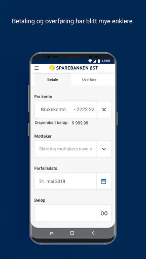 Sparebanken Øst Mobilbank screenshot