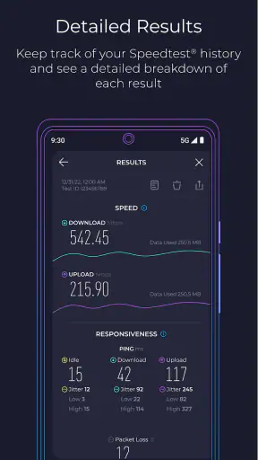 Speedtest by Ookla screenshot