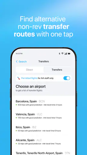Staff Airlines: Non-Rev Travel screenshot